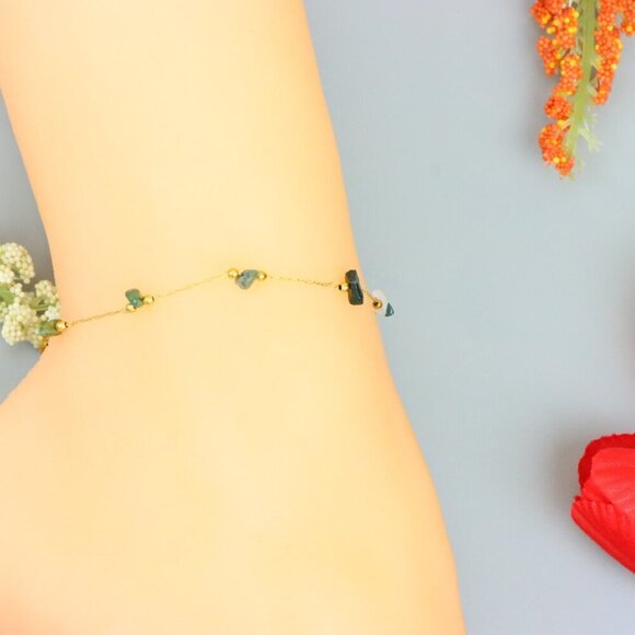 "Handmade Anklet – A Stylish Choice for Women, Thoughtful Gift Idea, EVCH1115 - Picture 2 of 9